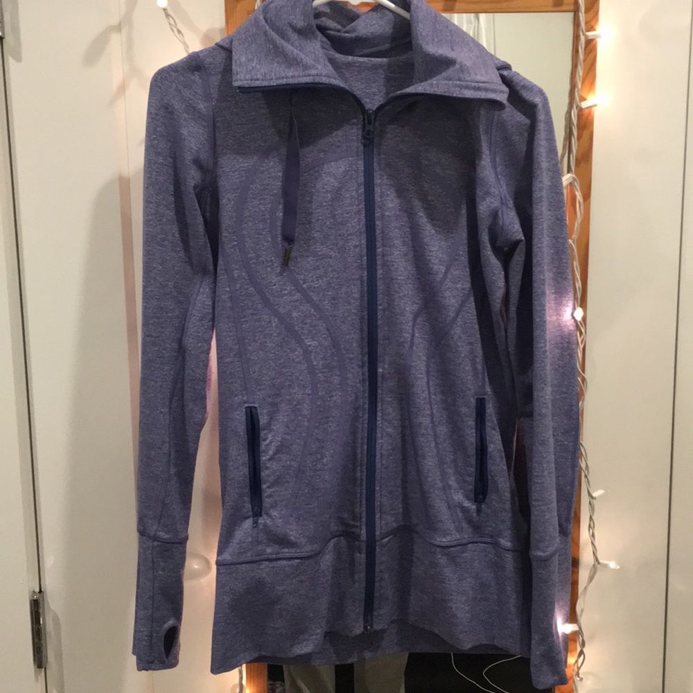 Purple LULULEMON zipup hoodie